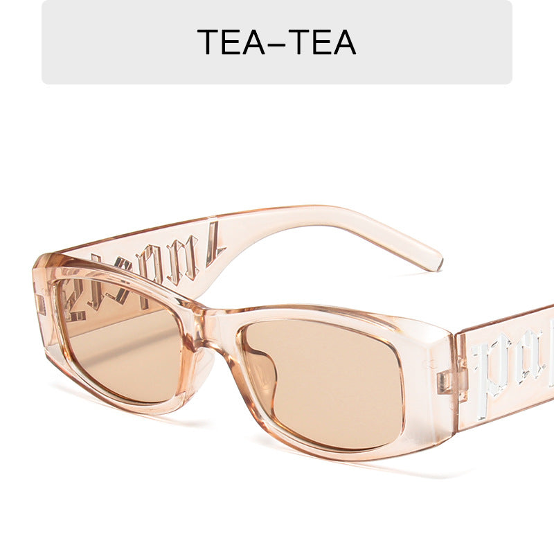 Vibrant Spectrum Alphabetic Square Sunglasses