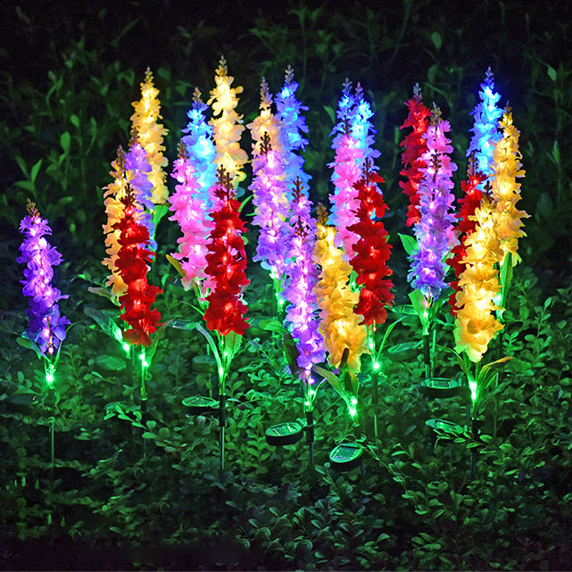 SunBloom Solar-Powered Violet LED Light