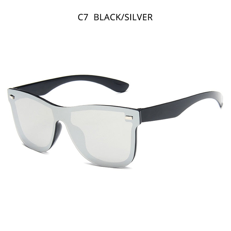 Minimalist Elegance Rimless Square Sunglasses