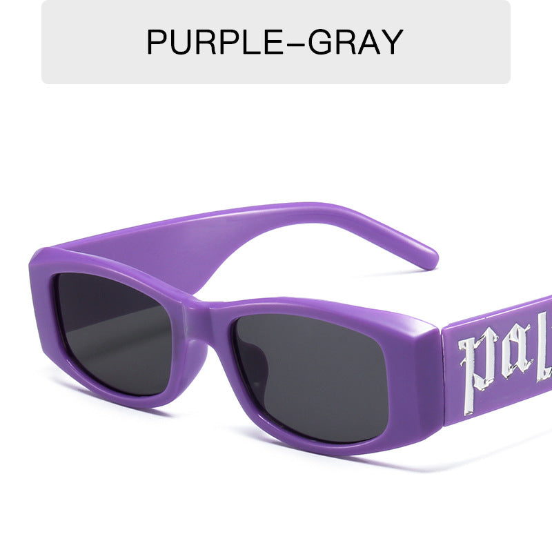 Vibrant Spectrum Alphabetic Square Sunglasses