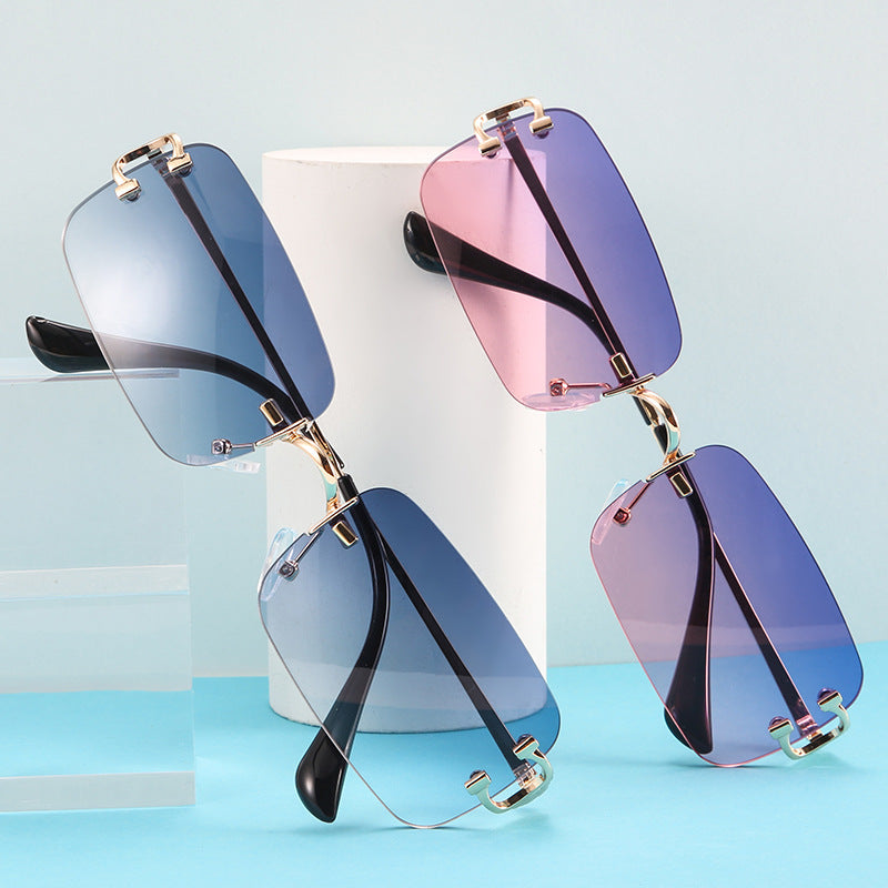 Fashionista's Edge Frameless Sunglasses