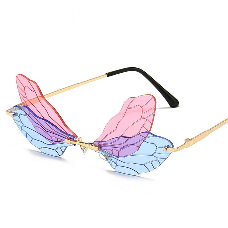 Vintage Vibe Dragonfly Steampunk Sunglasses