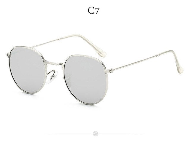 Eleganza Solair Round Metal Sunglasses