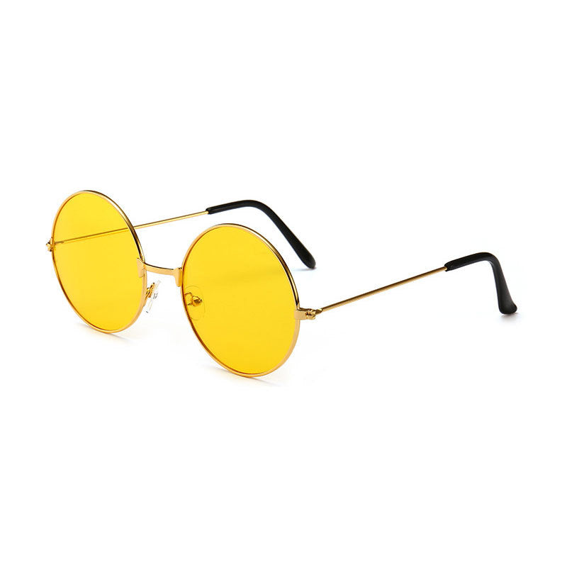 Vintage Mariner Round Metal Frame Sunglasses