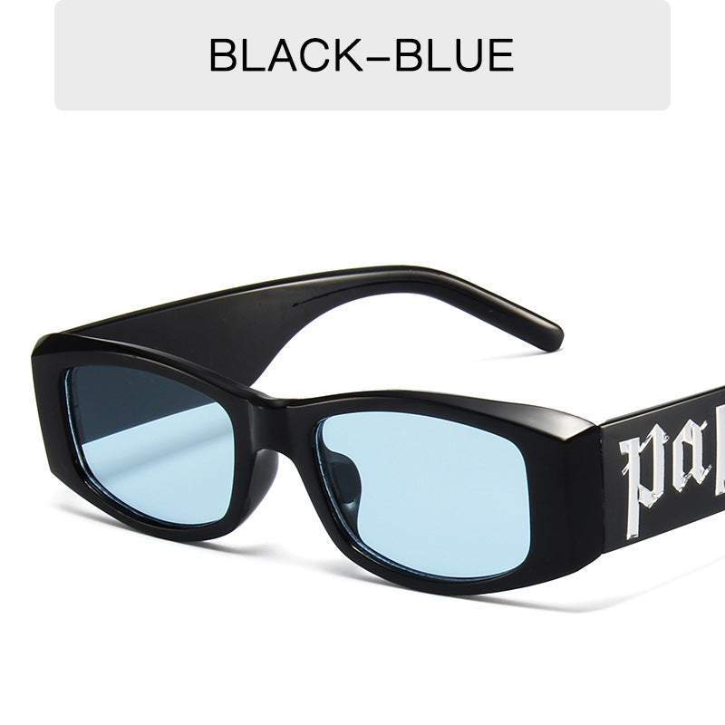 Vibrant Spectrum Alphabetic Square Sunglasses