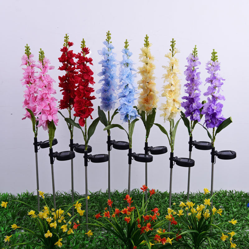 SunBloom Solar-Powered Violet LED Light