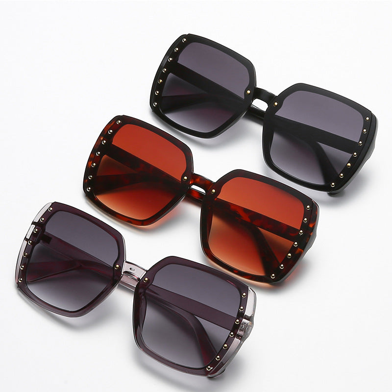 Riviera Chic Oversized Square Sunglasses