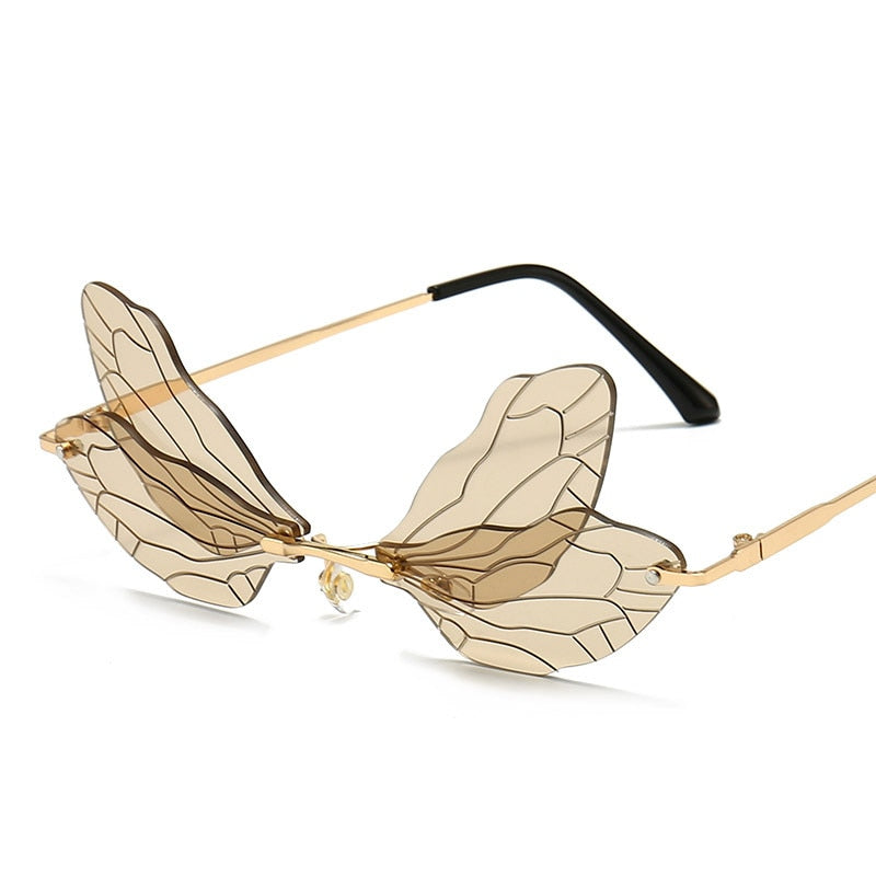 Vintage Vibe Dragonfly Steampunk Sunglasses