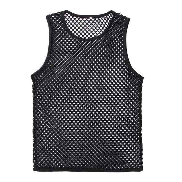 AdonisMesh Men's Provocative Fishnet T-Shirt