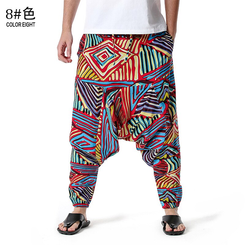 Men's Traditional Afro-Boho Harem Joggers