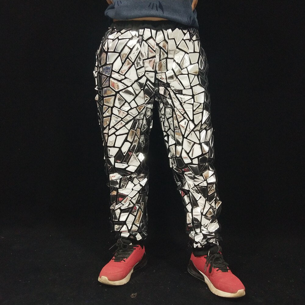PrismBurst Laser Sequined Stage Trousers