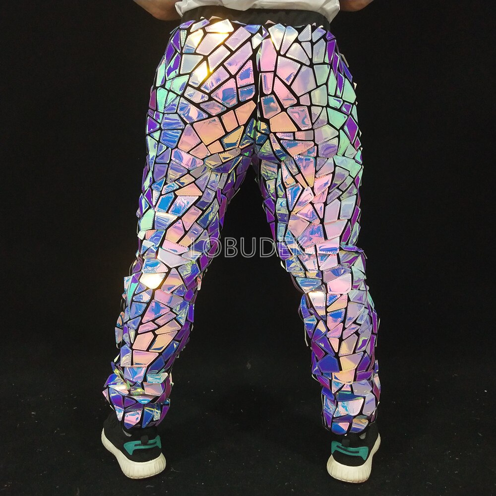 PrismBurst Laser Sequined Stage Trousers