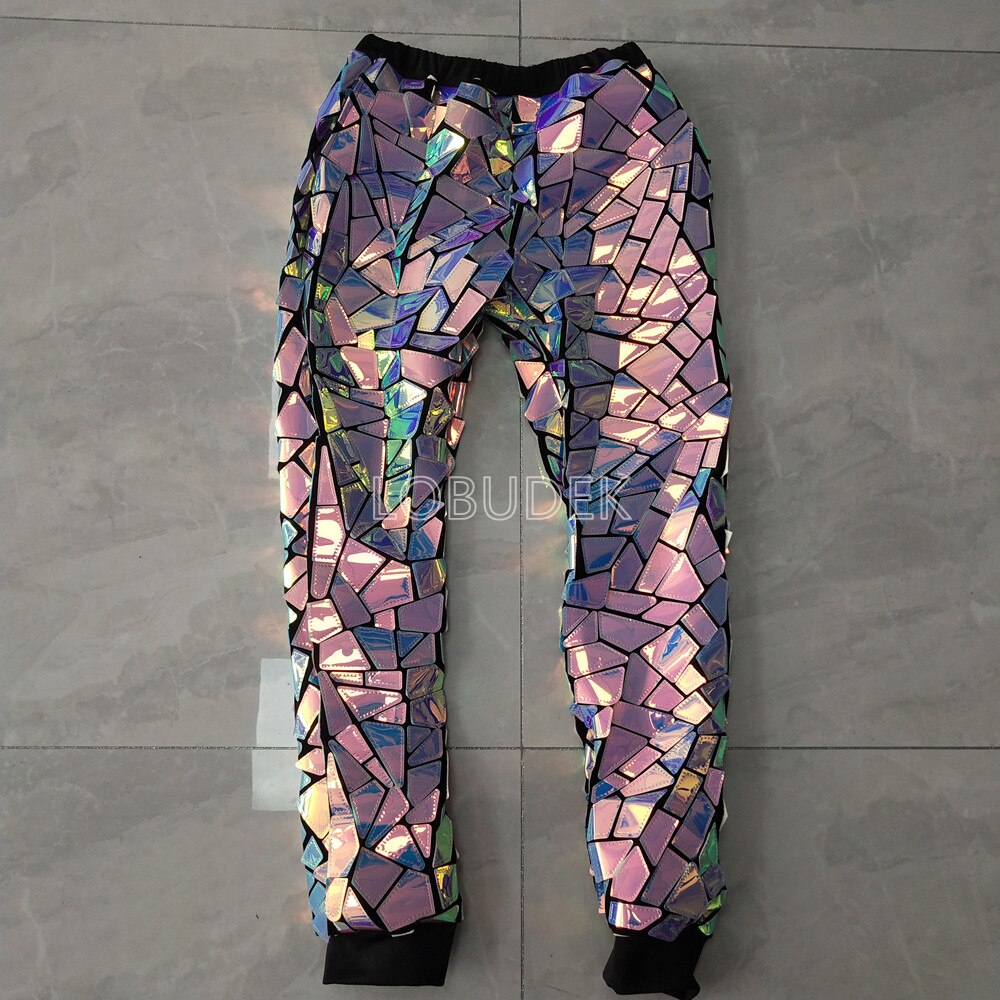 PrismBurst Laser Sequined Stage Trousers