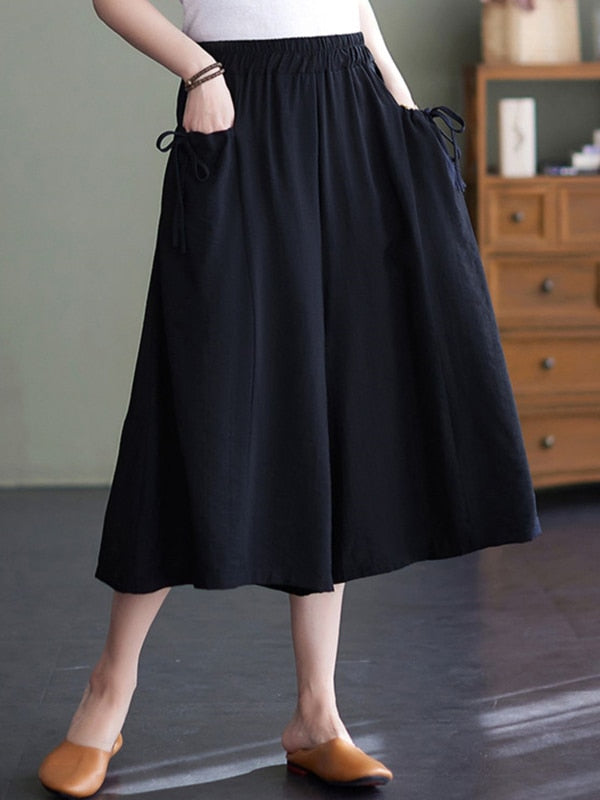 SunBloom Cotton Comfort Women's Capris