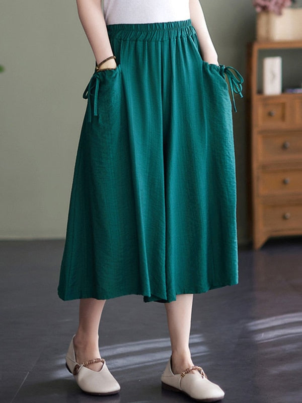SunBloom Cotton Comfort Women's Capris