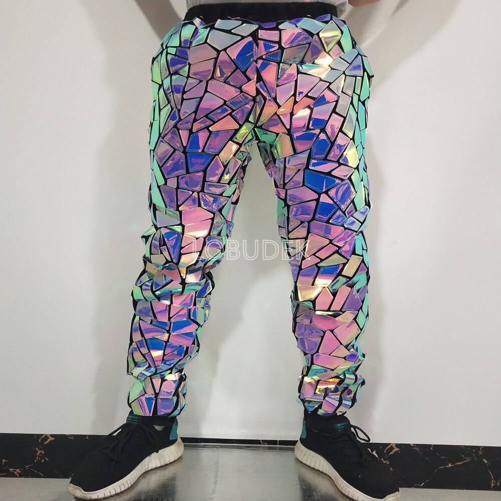 PrismBurst Laser Sequined Stage Trousers