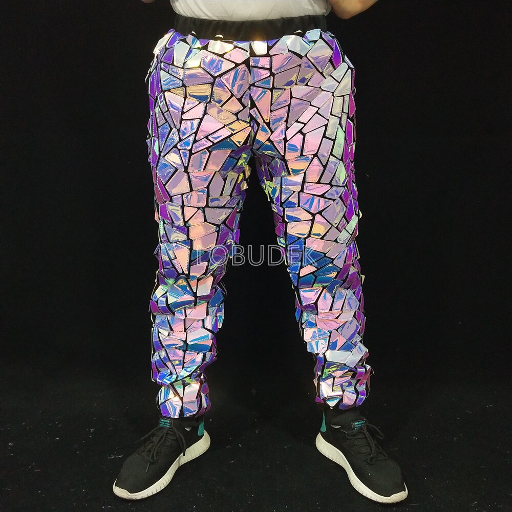 PrismBurst Laser Sequined Stage Trousers