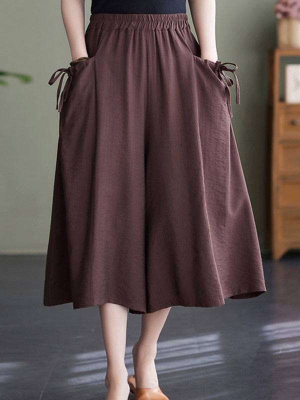 SunBloom Cotton Comfort Women's Capris