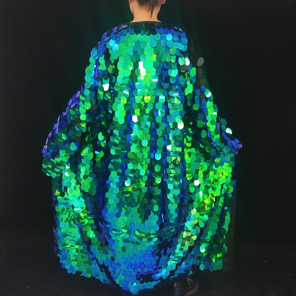 GlitterPop Punk Sequined Stage Overcoat