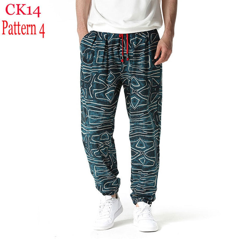 Men's Traditional Afro-Boho Harem Joggers