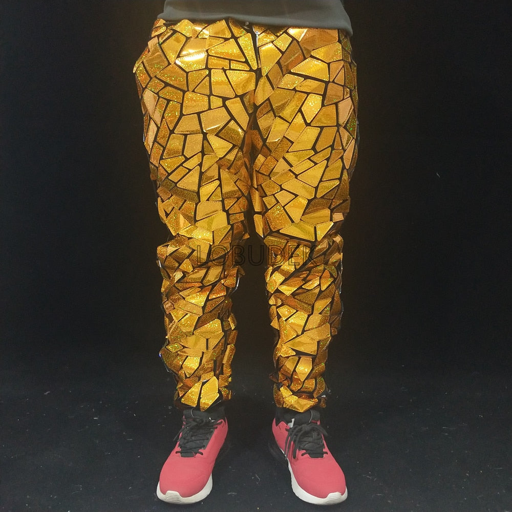 PrismBurst Laser Sequined Stage Trousers