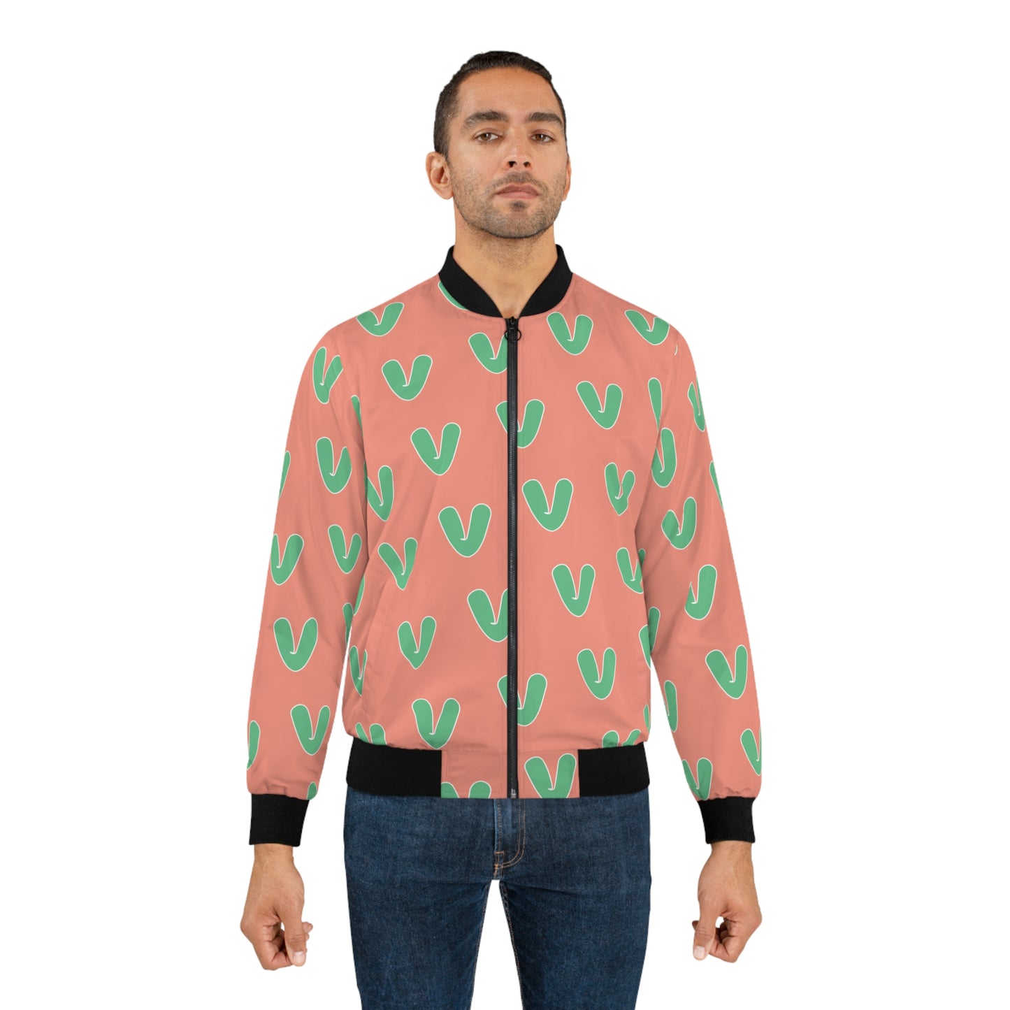 Vivid Vibes Pattern Festival Men's Bomber Jacket