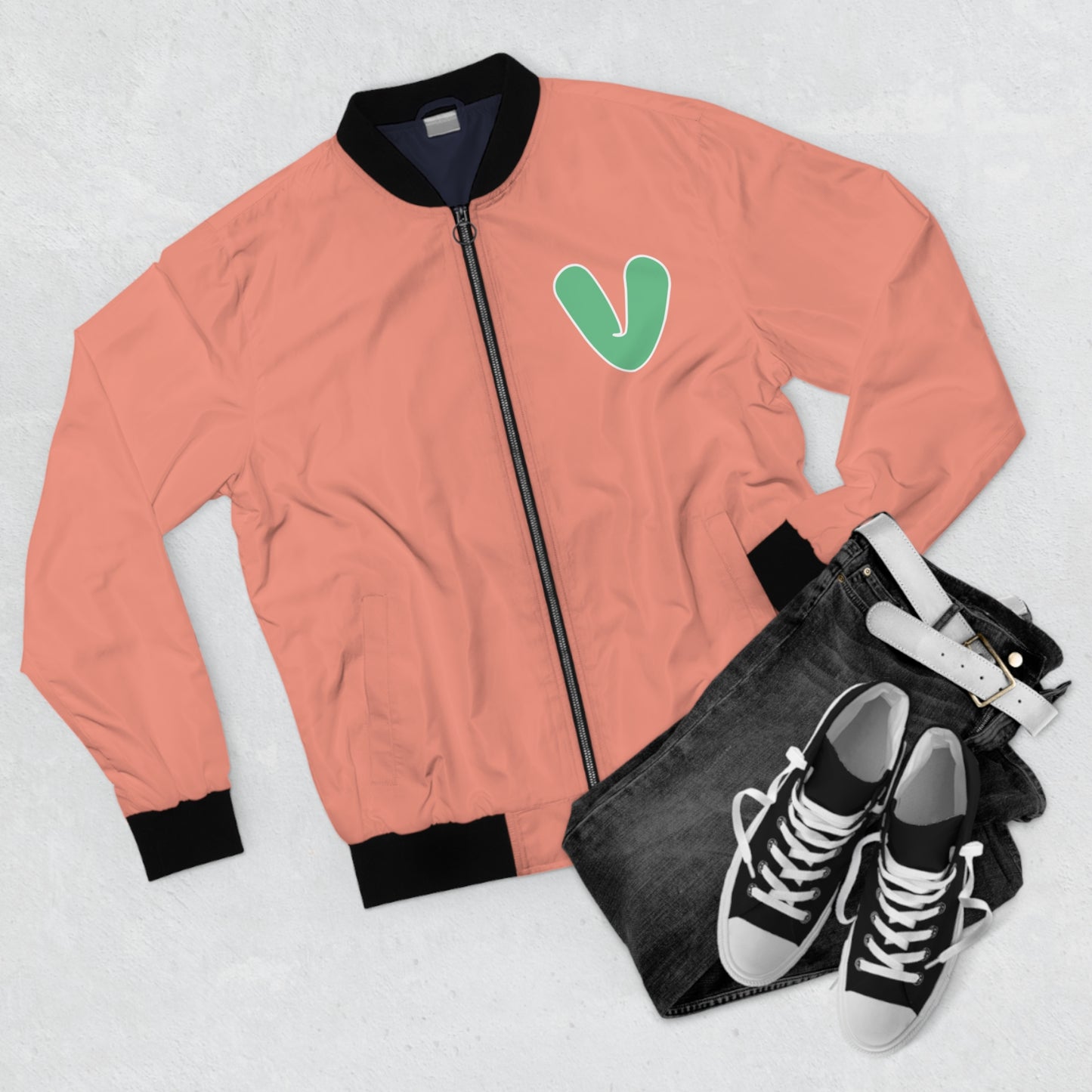 Vivid Vibes Crew Men's Bomber Jacket