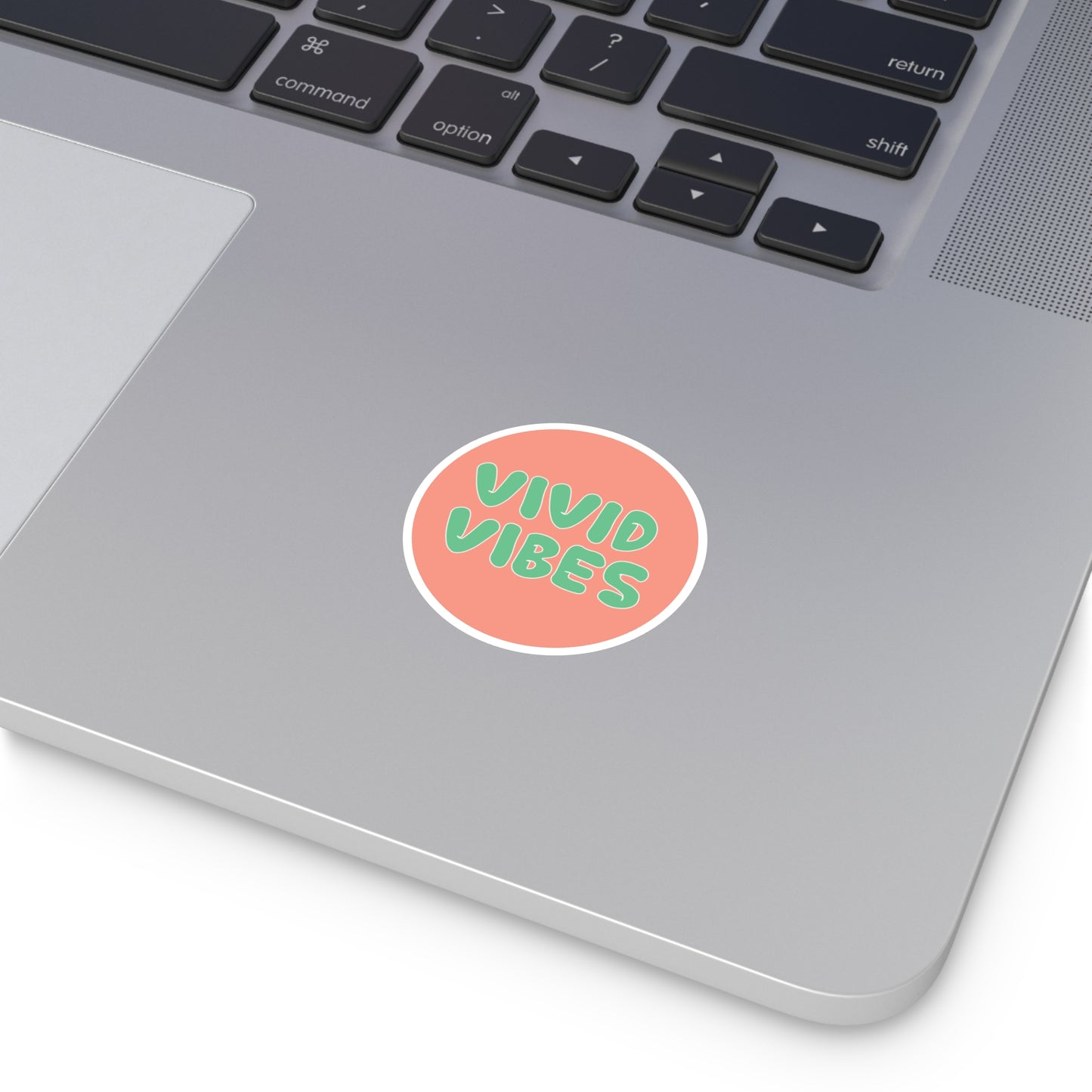 Vivid Vibes Logo Sticker