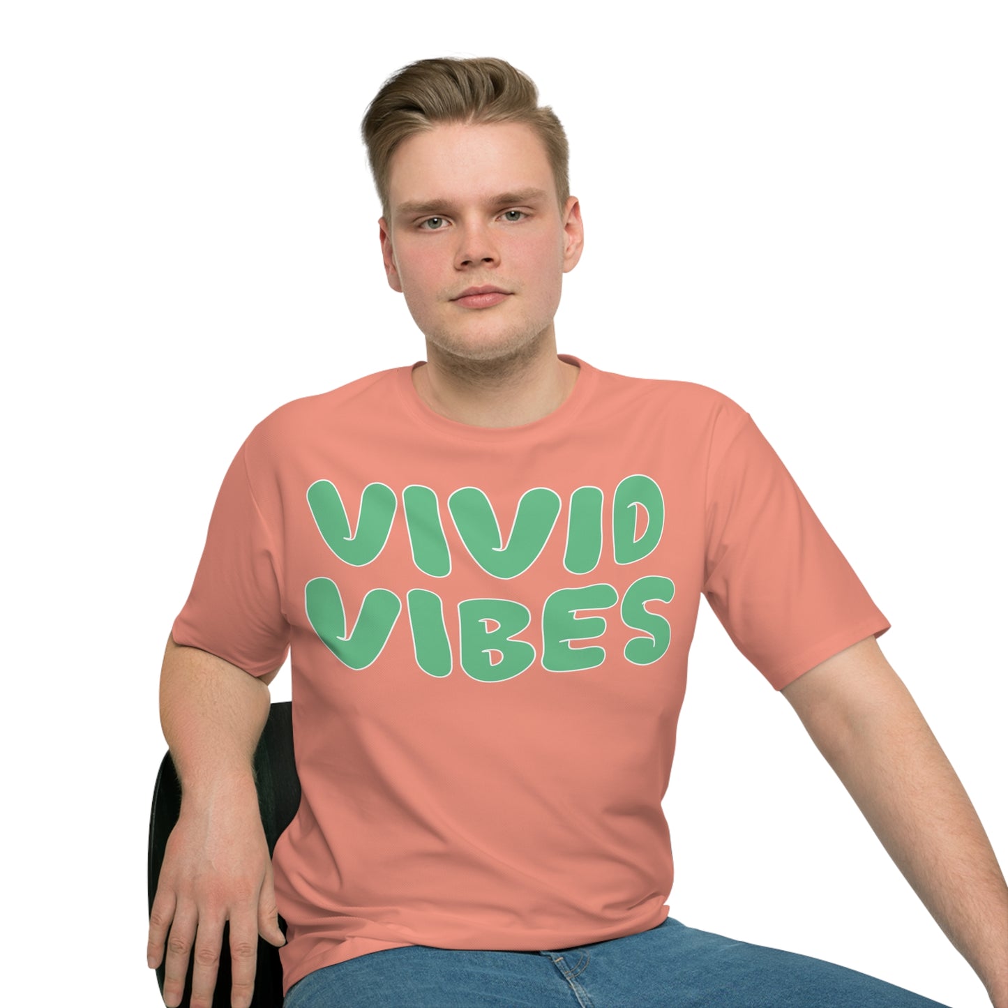 Vivid Vibes First Words Unisex T-Shirt