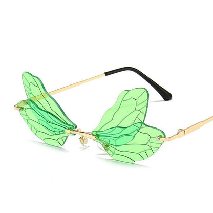 Vintage Vibe Dragonfly Steampunk Sunglasses