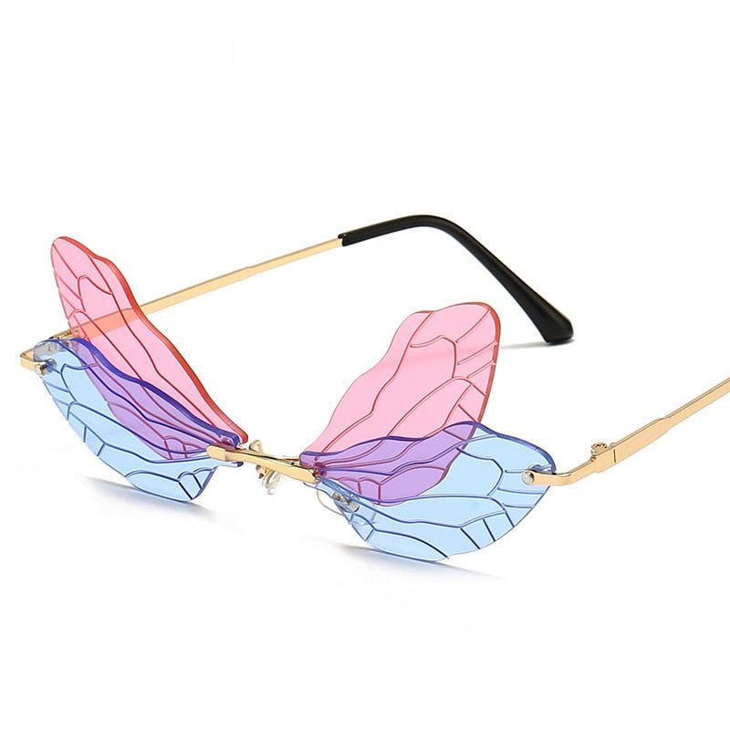 Vintage Vibe Dragonfly Steampunk Sunglasses