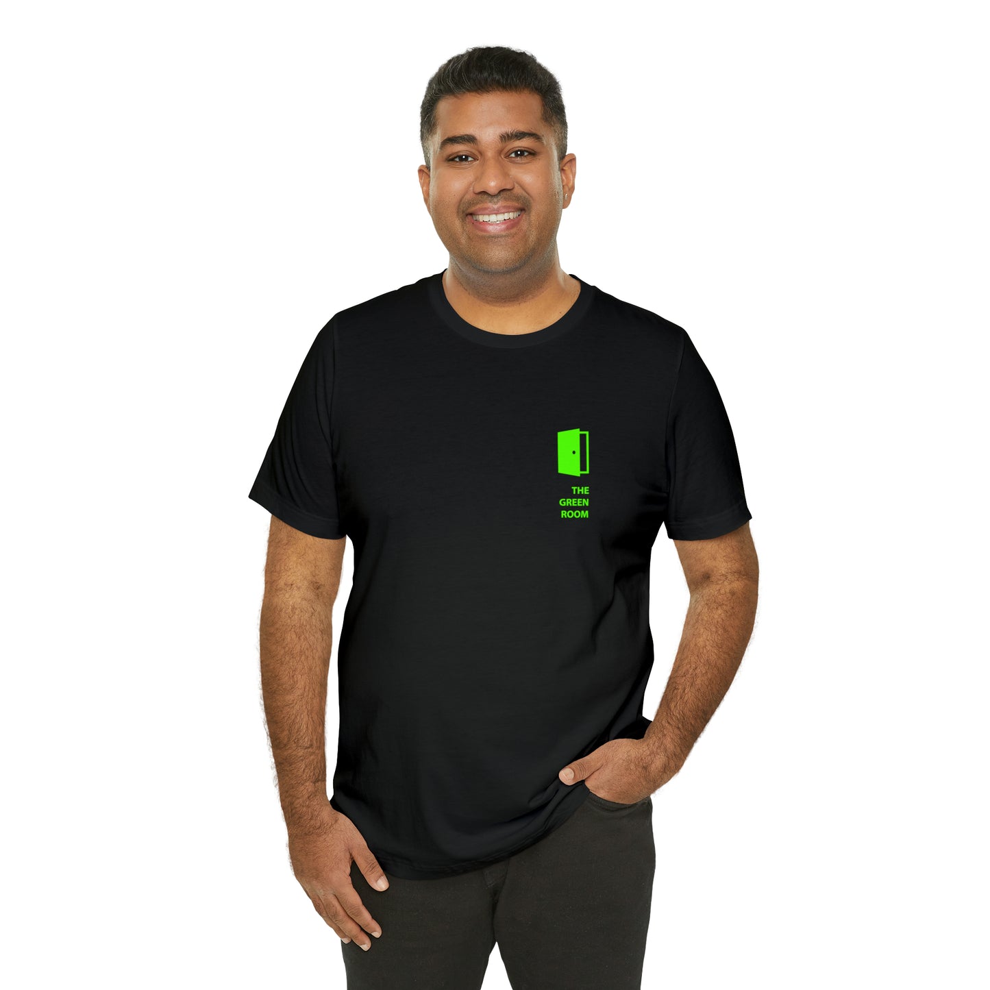 I get paid in exposure. Unisex T-Shirt - The Green Room