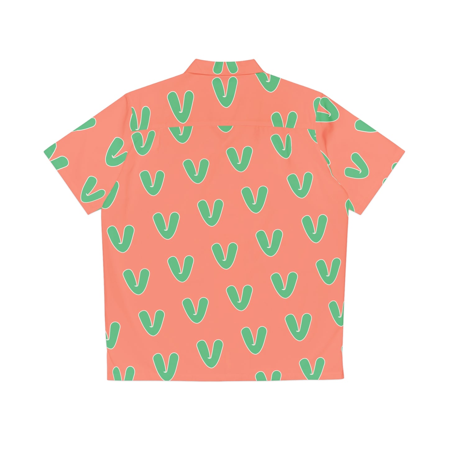 Vivid Vibes V Pattern Hawaiian Shirt