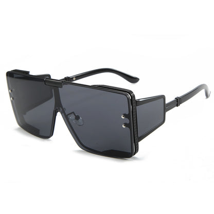 Vintage Vibe One-Piece Flat Top Sunglasses