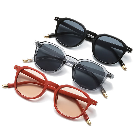 EuroRetro Chic Square Rice Nail Sunglasses