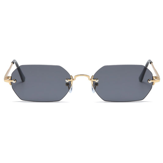 Urban Edge Octagonal Frameless Sunglasses