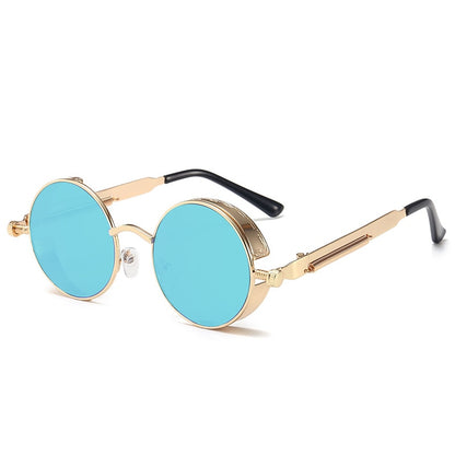 Iron Sight Steampunk Round Sunglasses