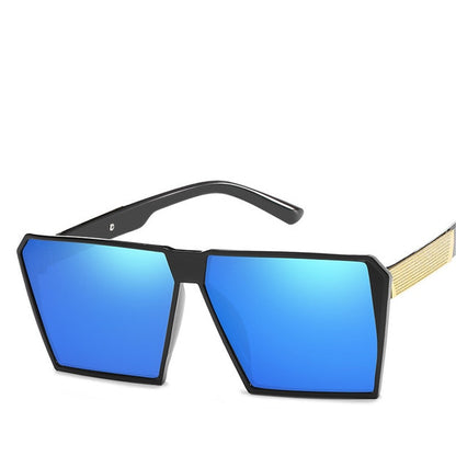 GlamSquare Reflective Oversized Sunglasses