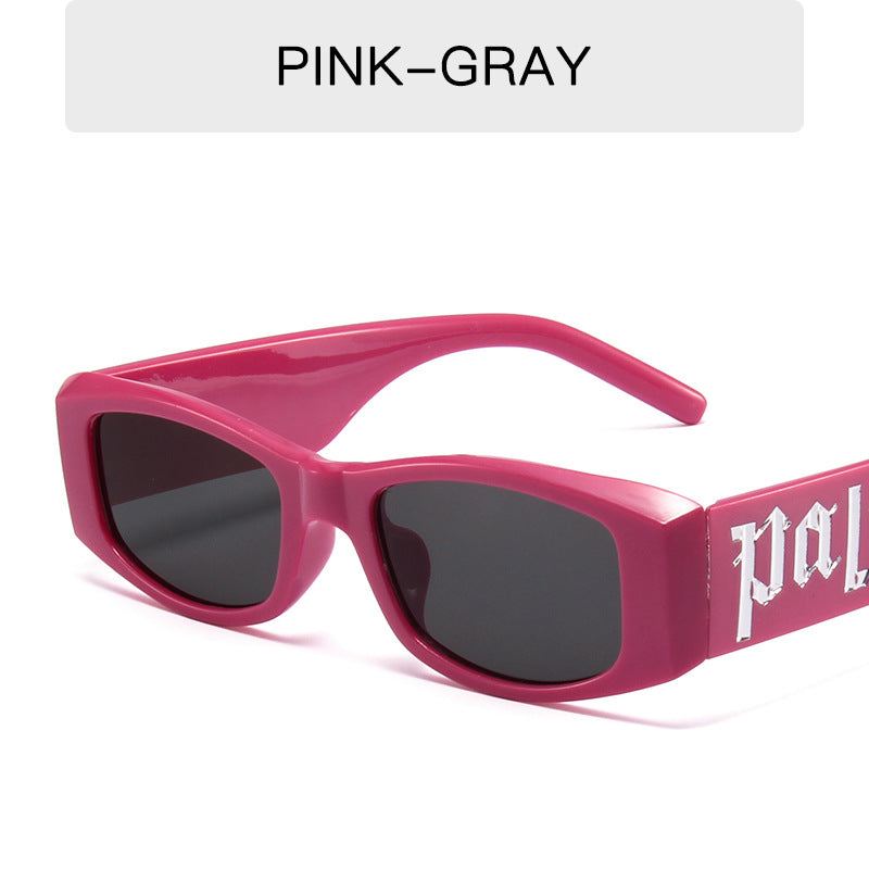 Vibrant Spectrum Alphabetic Square Sunglasses