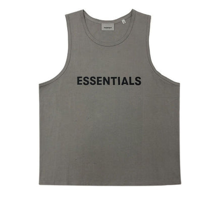 ESSENTIALS Urban Streetwear Cotton Tank Top