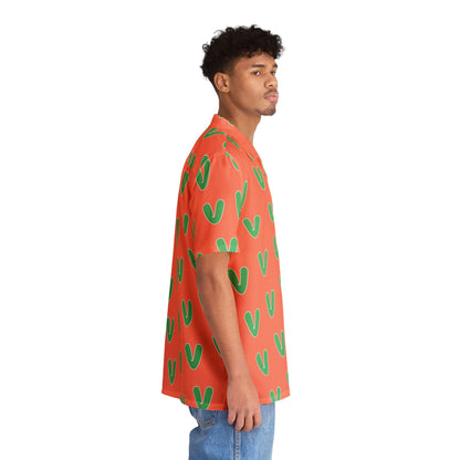 Vivid Vibes V Pattern Hawaiian Shirt