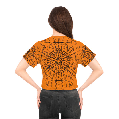 Black Whole Sun Women's Crop Top - Sunshine☀️