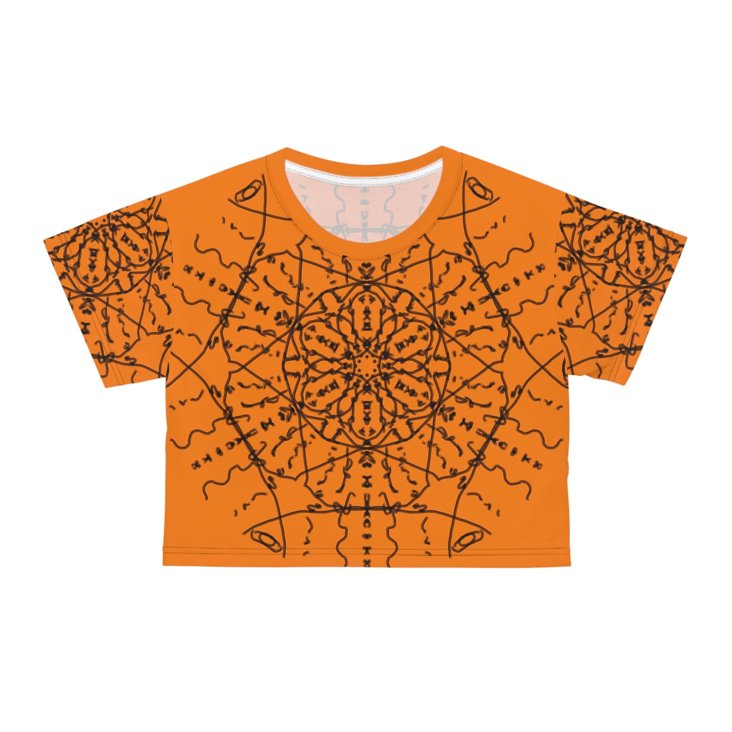 Black Whole Sun Women's Crop Top - Sunshine☀️