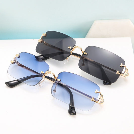 Fashionista's Edge Frameless Sunglasses
