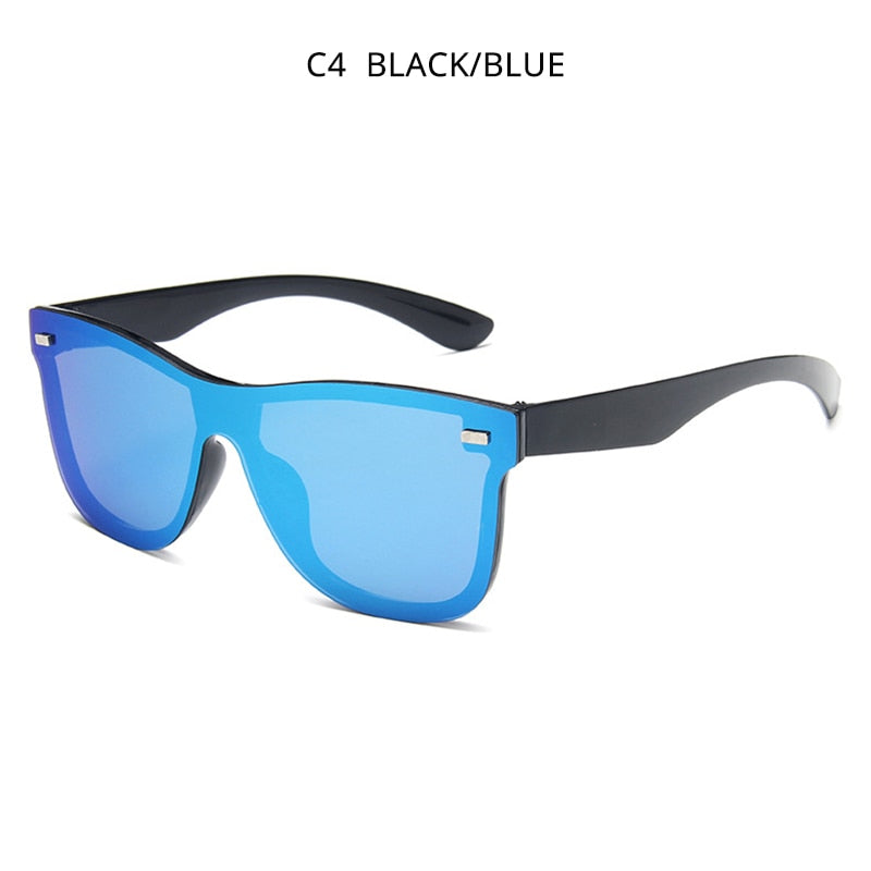 Minimalist Elegance Rimless Square Sunglasses