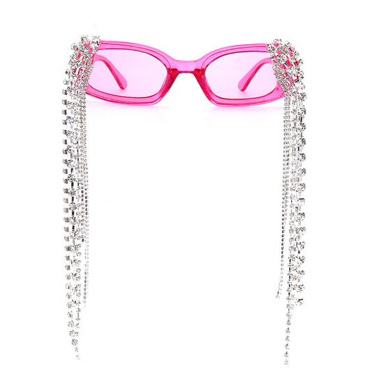 UrbanGlam Square Tassel Sunnies