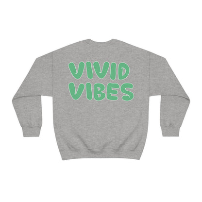 Vivid Vibes Unisex Crewneck Sweatshirt