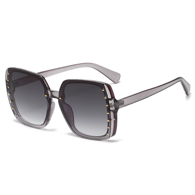Riviera Chic Oversized Square Sunglasses