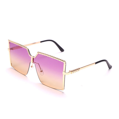 FusionGaze Frameless Ocean Wave Designer Sunglasses