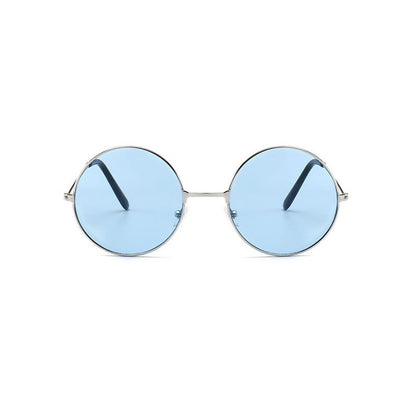 Vintage Mariner Round Metal Frame Sunglasses